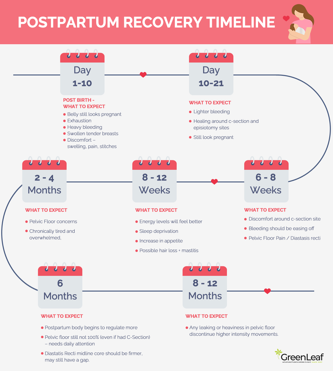 PostPartum Timeline